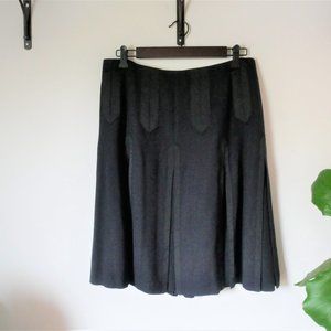 The Limited Black Pleated Skirt